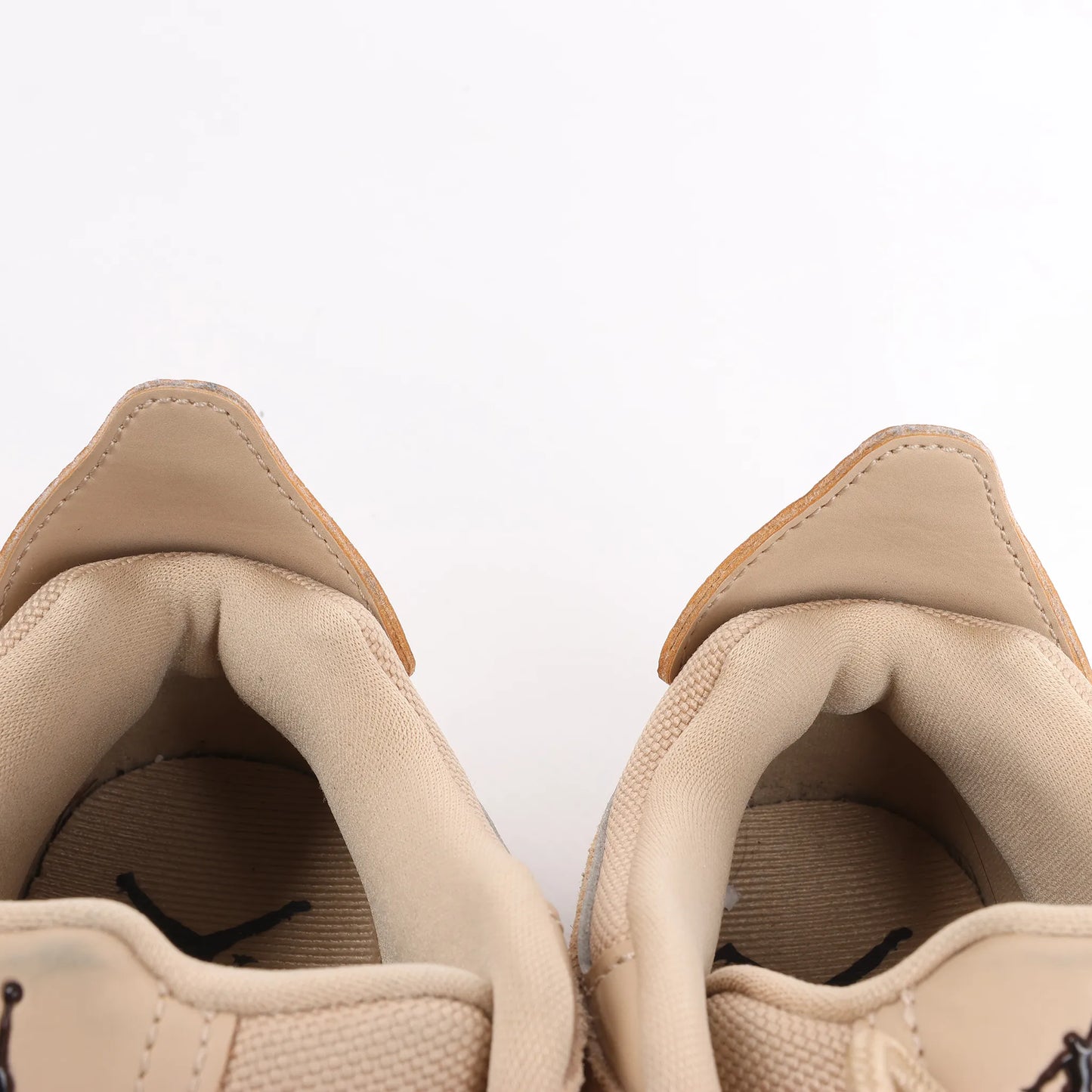 Nike JORDAN COURTSIDE Suede x Fabric Sneakers in Beige, Size 42.5 EU