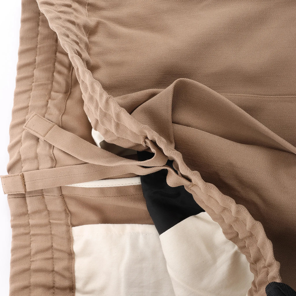 OAMC Beige Elasticated Waist Straight-Leg Trousers, Size 48 EU