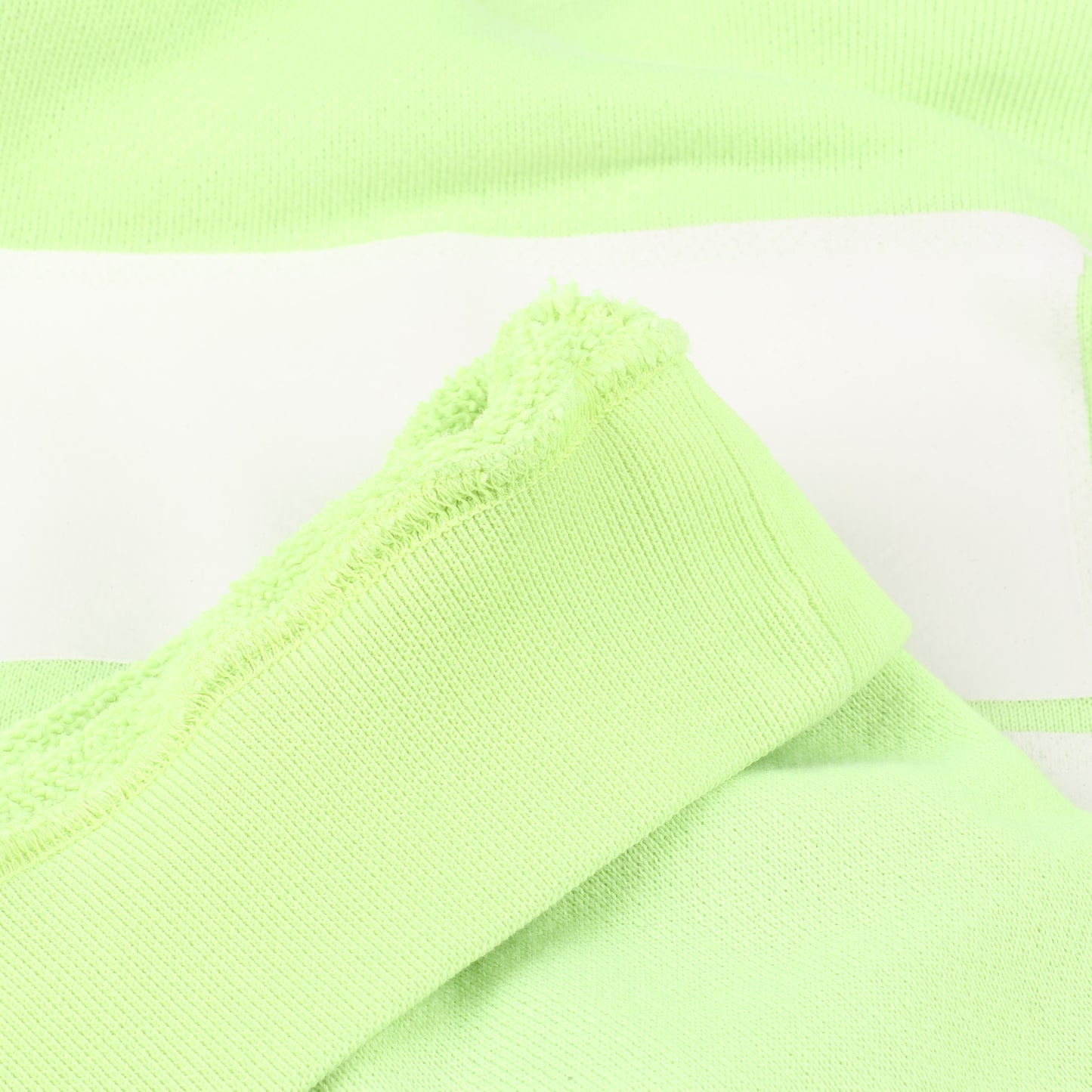 Sweat à capuche OFF-WHITE avec logo flèche vert citron