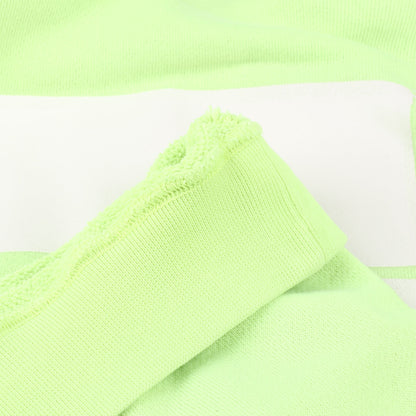 OFF-WHITE – Kapuzenpullover mit Pfeillogo in Limettengrün