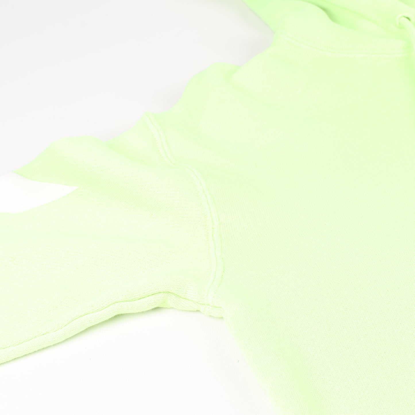 Sweat à capuche OFF-WHITE avec logo flèche vert citron