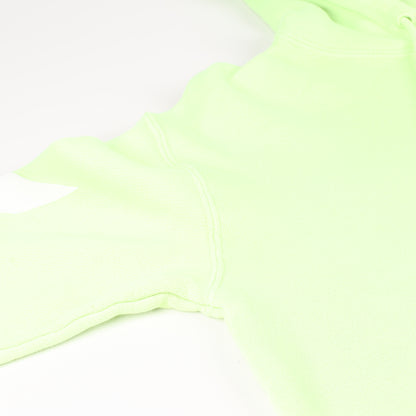 Sweat à capuche OFF-WHITE avec logo flèche vert citron