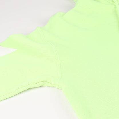 Sweat à capuche OFF-WHITE avec logo flèche vert citron