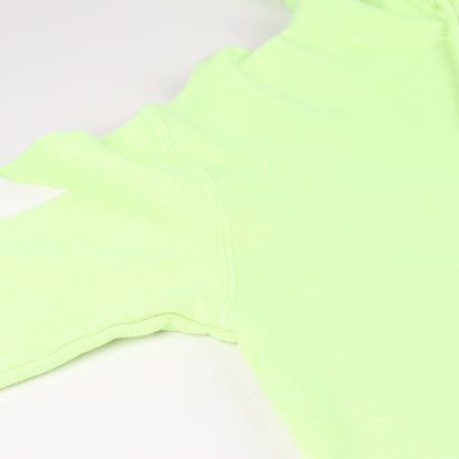 OFF-WHITE – Kapuzenpullover mit Pfeillogo in Limettengrün