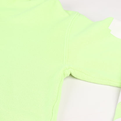 Sweat à capuche OFF-WHITE avec logo flèche vert citron