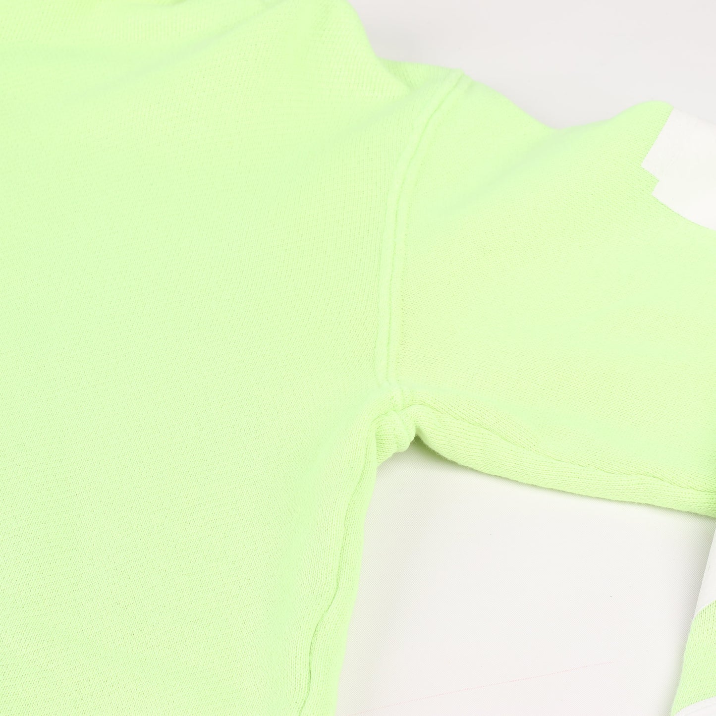 OFF-WHITE – Kapuzenpullover mit Pfeillogo in Limettengrün