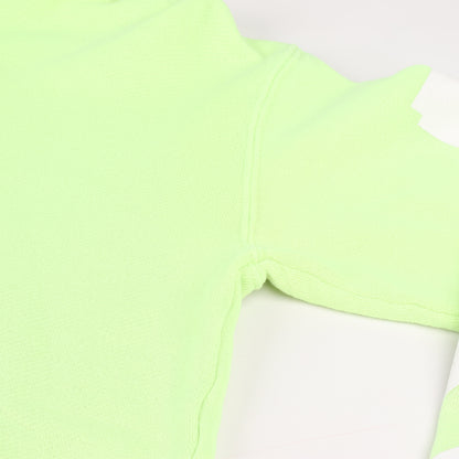 OFF-WHITE – Kapuzenpullover mit Pfeillogo in Limettengrün