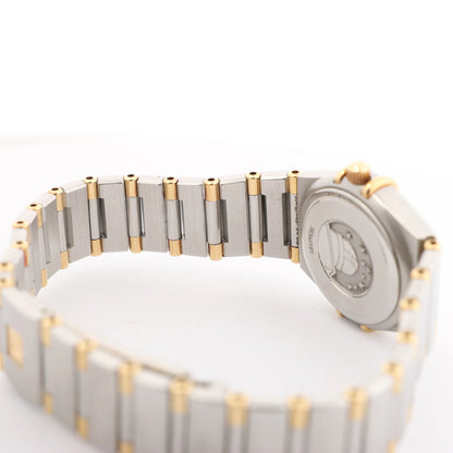 Omega Constellation 1362.30 58366585 SS QZ Uhr mit beigem Zifferblatt