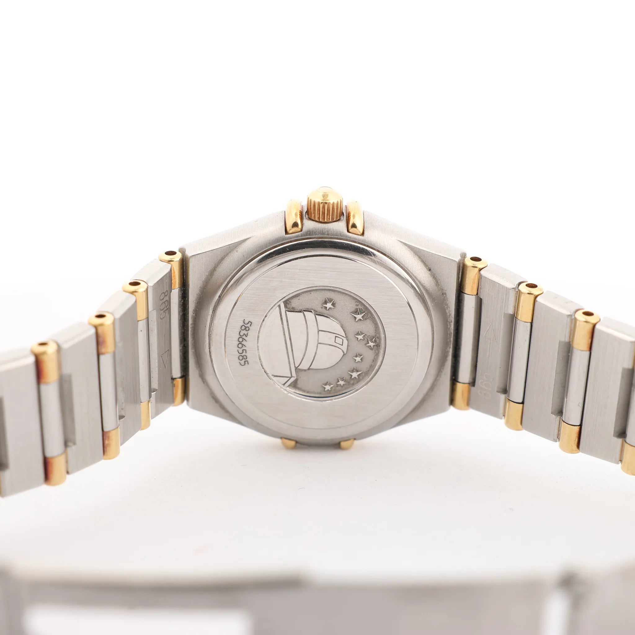 Omega Constellation 1362.30 58366585 SS QZ Watch with Beige Dial
