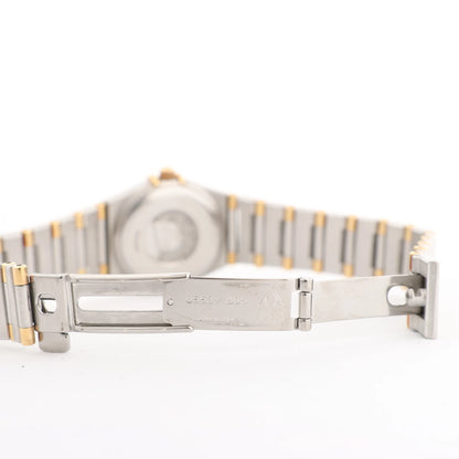 Omega Constellation 1362.30 58366585 SS QZ Uhr mit beigem Zifferblatt