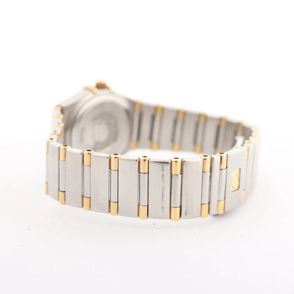 Omega Constellation 1362.30 58366585 SS QZ Uhr mit beigem Zifferblatt