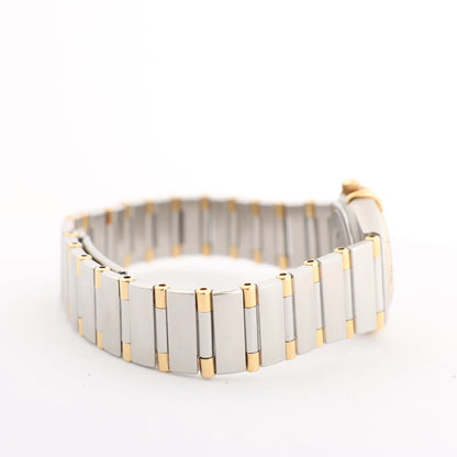 Omega Constellation 1362.30 58366585 SS QZ Uhr mit beigem Zifferblatt