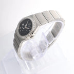 Omega Constellation 123.15.24.60.01.001 92203020 SS QZ Watch with Black Dial