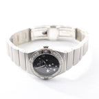 Omega Constellation 123.15.24.60.01.001 92203020 SS QZ Watch with Black Dial