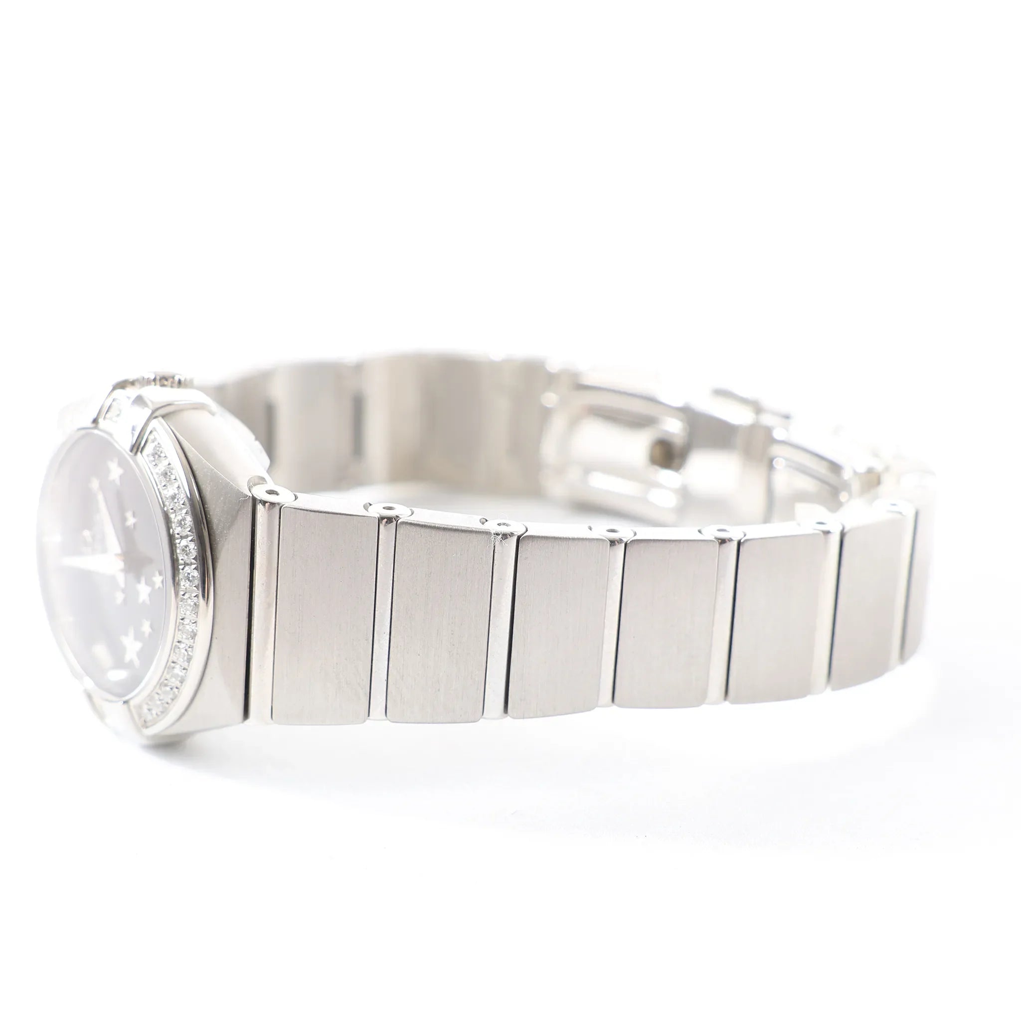 Omega Constellation 123.15.24.60.01.001 92203020 SS QZ Watch with Black Dial