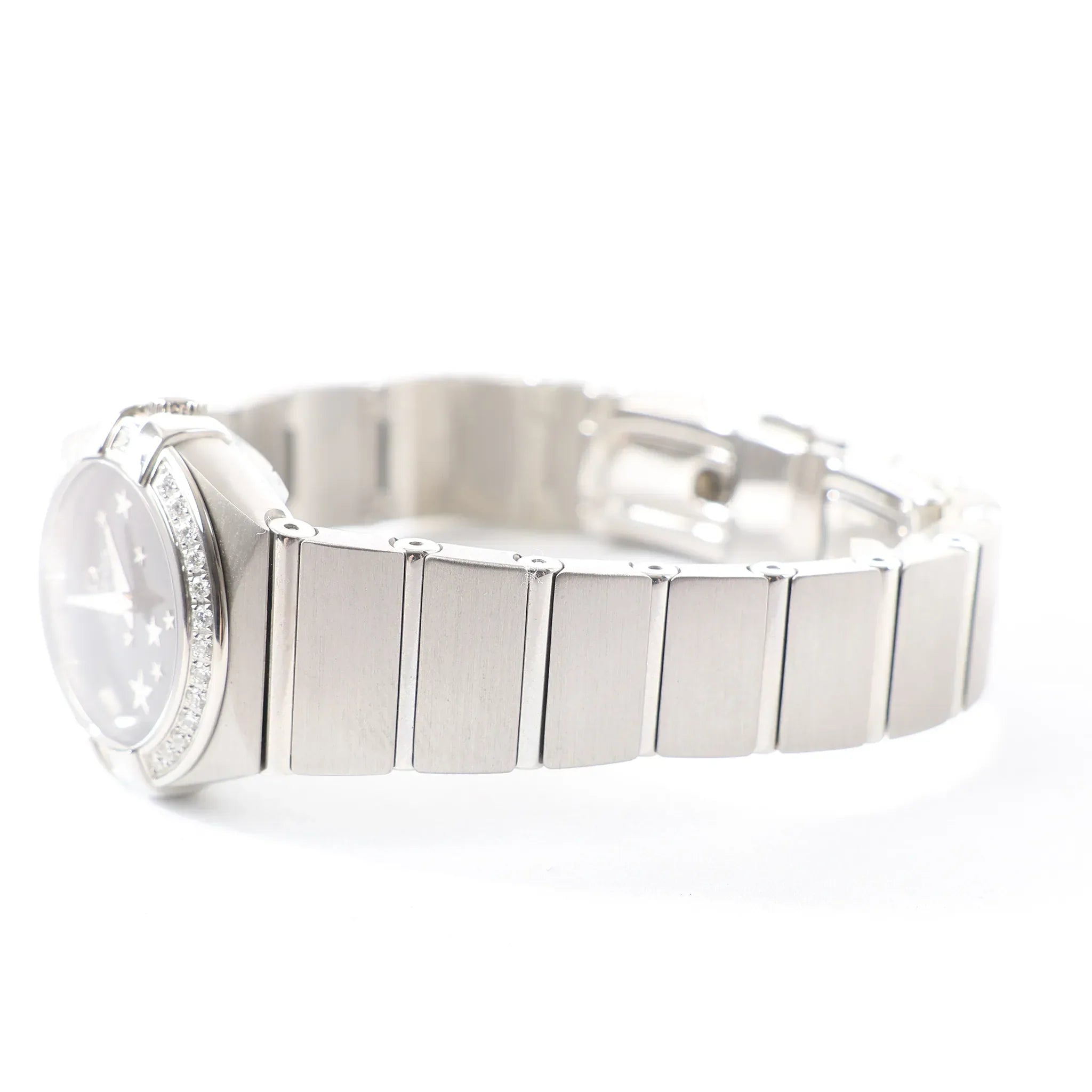 Omega Constellation 123.15.24.60.01.001 92203020 SS QZ Watch with Black Dial
