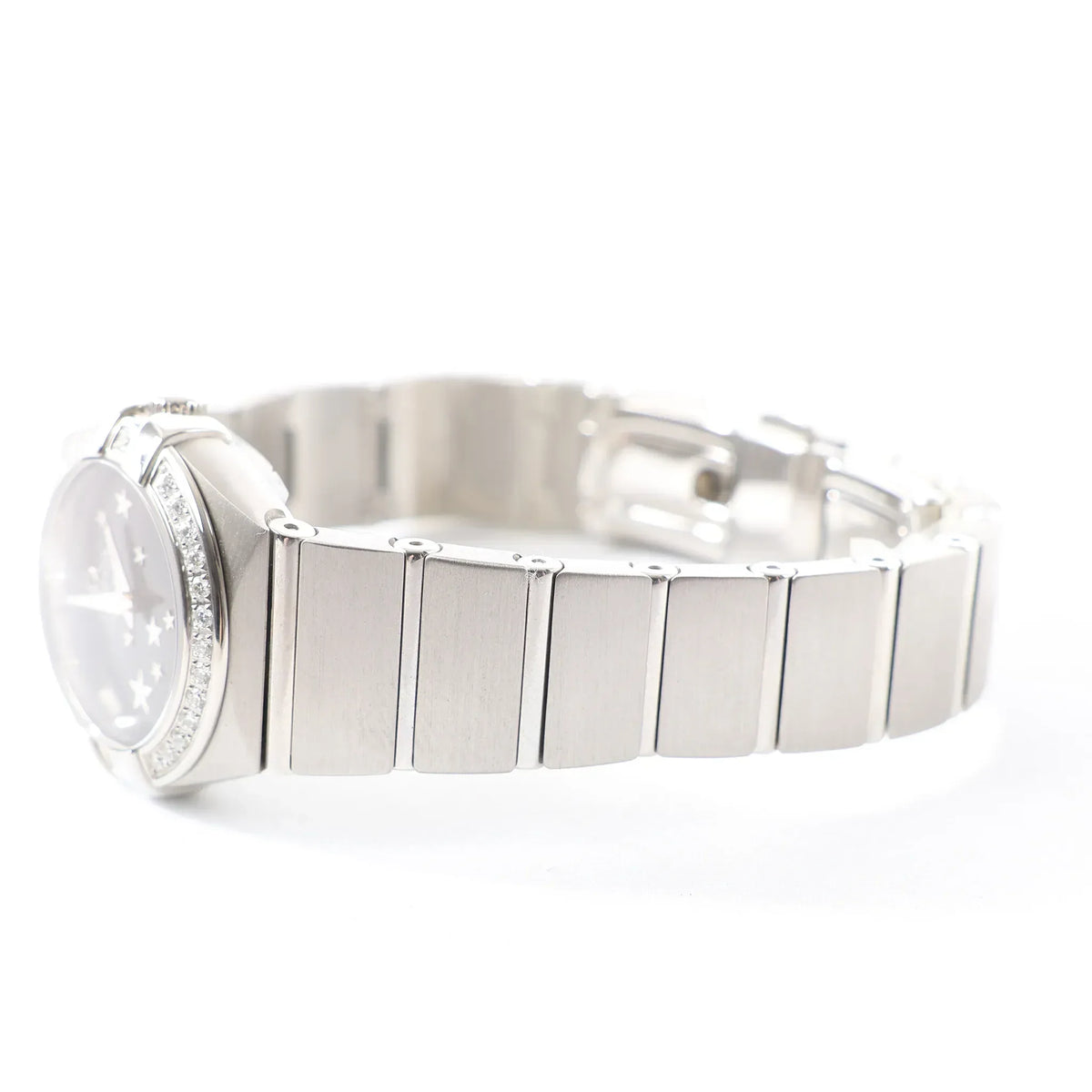 Omega Constellation 123.15.24.60.01.001 92203020 SS QZ Watch with Black Dial