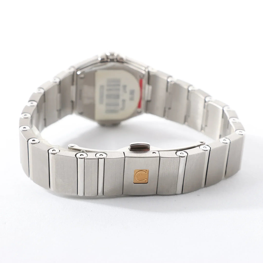 Omega Constellation 123.15.24.60.01.001 92203020 SS QZ Watch with Black Dial
