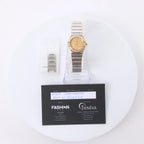 Omega Constellation 1267.10 56067311 SS x YG QZ Watch with Champagne Dial