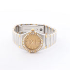 Omega Constellation 1267.10 56067311 SS x YG QZ Watch with Champagne Dial