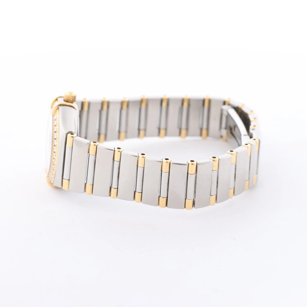 Omega Constellation 1267.10 56067311 SS x YG QZ Watch with Champagne Dial