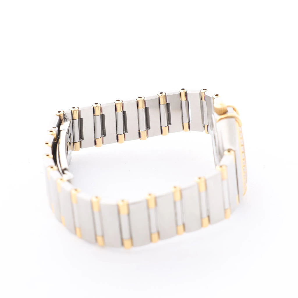 Omega Constellation 1267.10 56067311 SS x YG QZ Watch with Champagne Dial