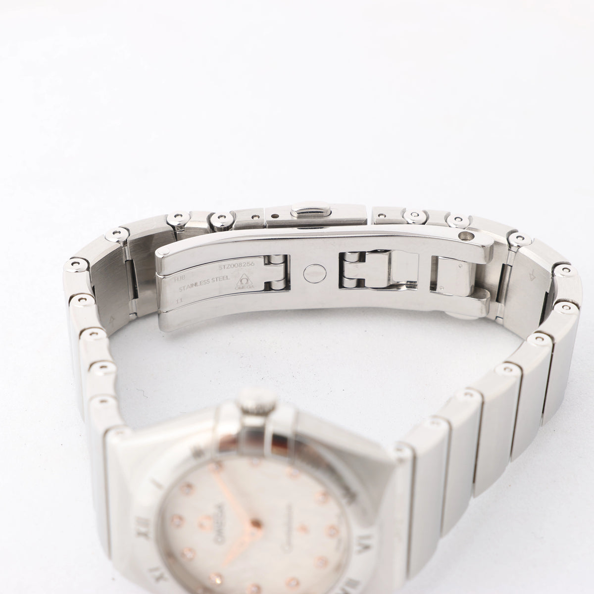 Omega Constellation 131.10.25.60.52.001 93141292 SS SS QZ Watch with White Dial