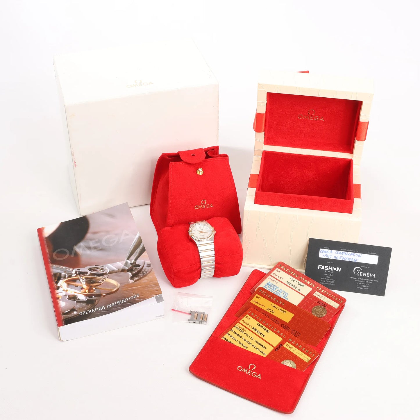 Omega Constellation 1397.76 SS×YG AT Watch with Shell Dial