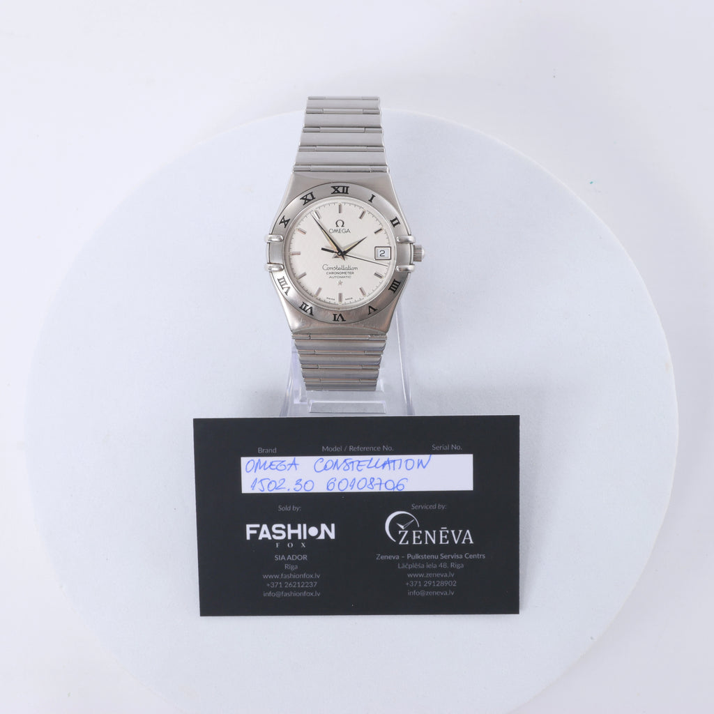 Omega Constellation 1502.30 Automatic Wristwatch Silver Dial