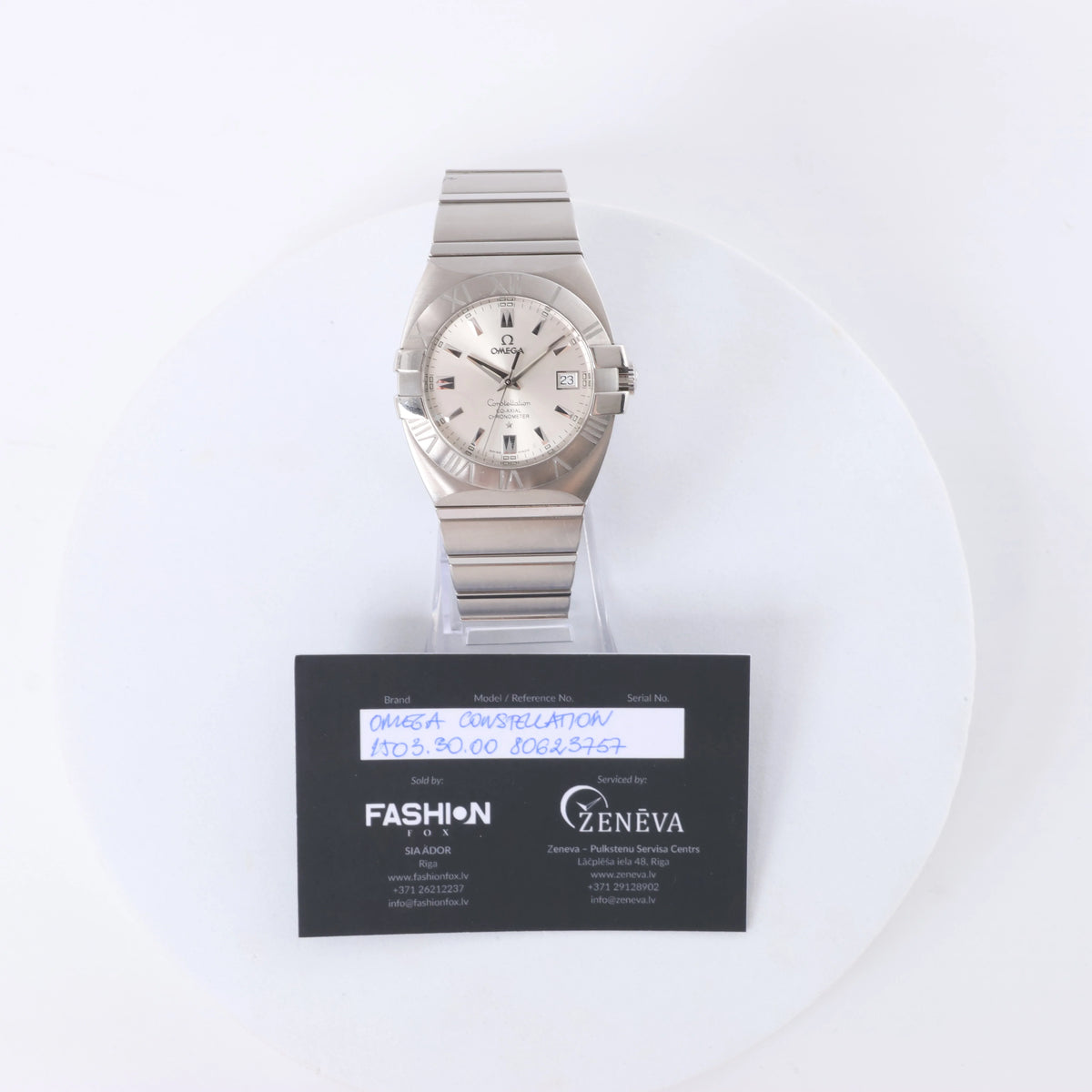Omega Constellation Wristwatch, ref. 1503.30.00 Automatic Silver-Face