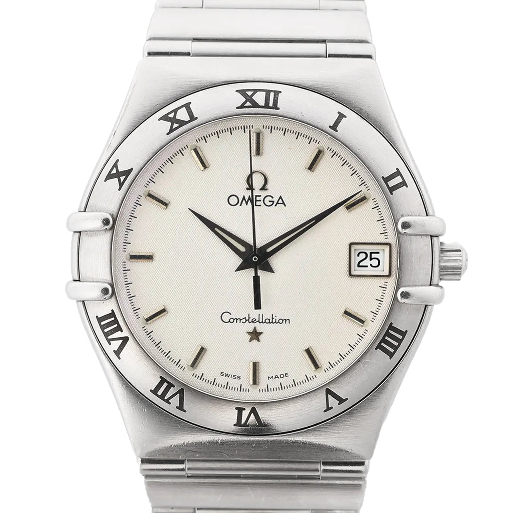 Omega Constellation 1512.30 56246591 SS QZ Watch with Beige Dial