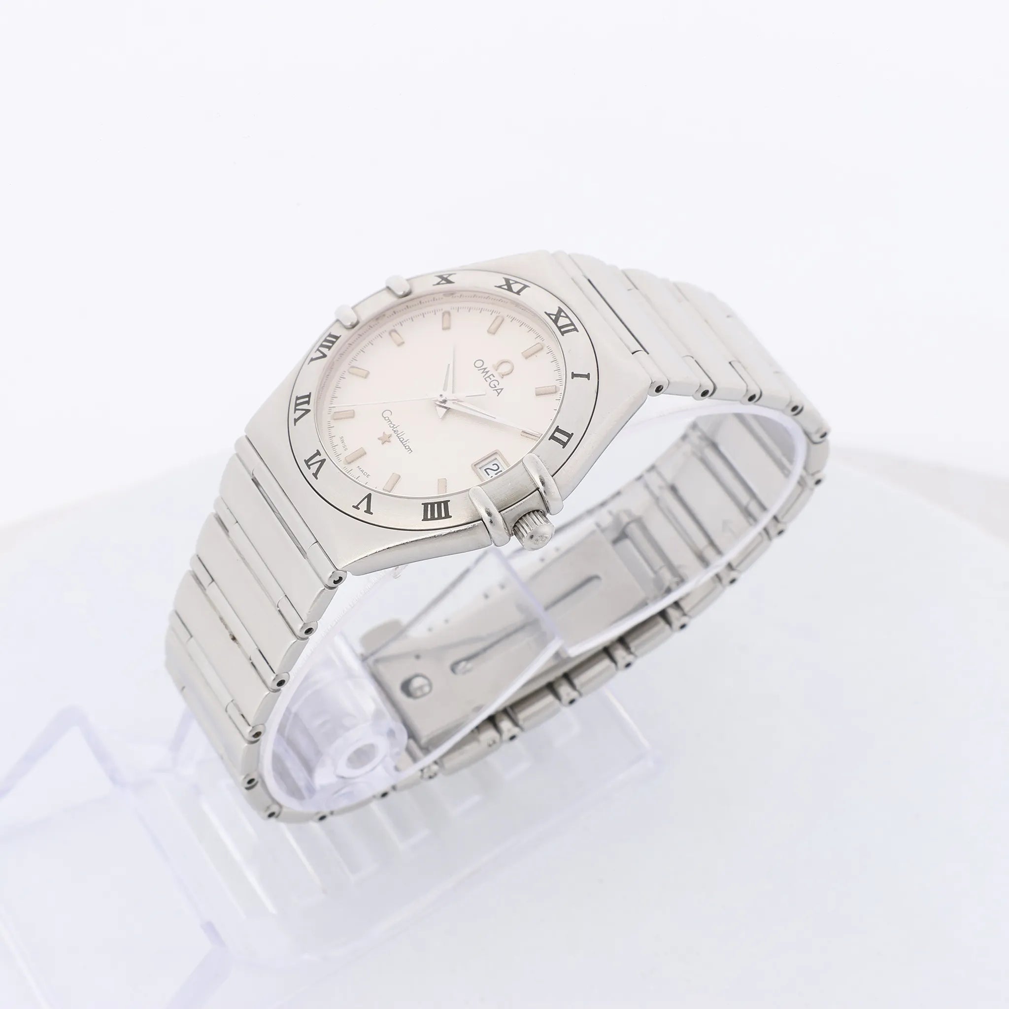 Omega Constellation 1512.30 56246591 SS QZ Watch with Beige Dial