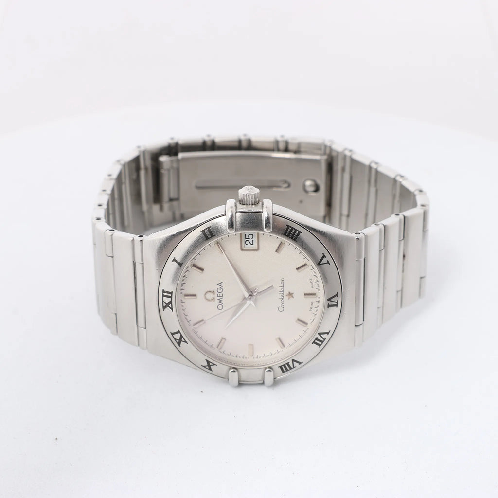 Omega Constellation 1512.30 56246591 SS QZ Watch with Beige Dial