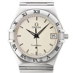 Omega Constellation 1512.30 57330974 SS SS QZ Watch with Beige Dial