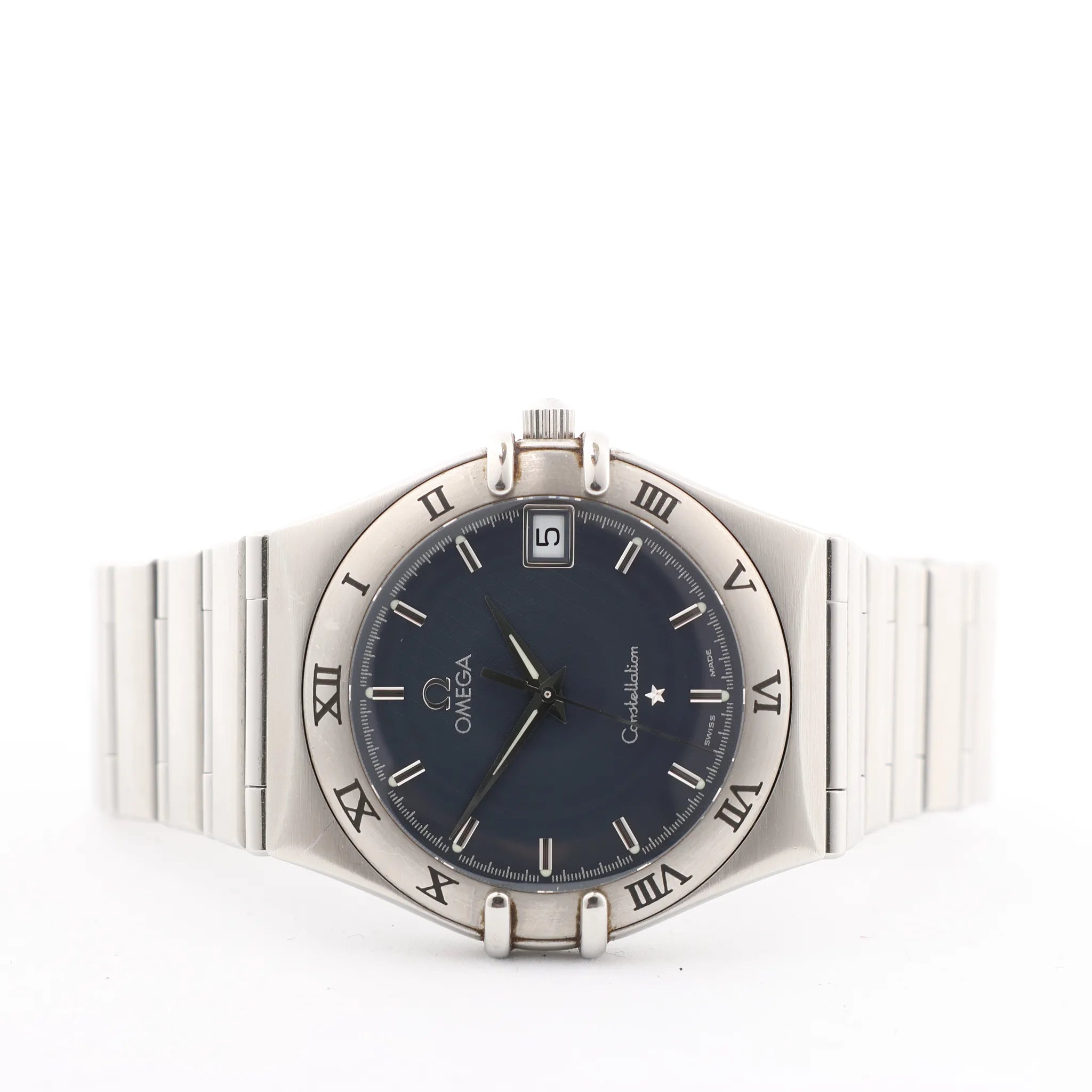 Omega Constellation 1512.40 58341032 SS SS QZ Watch with Gray Dial