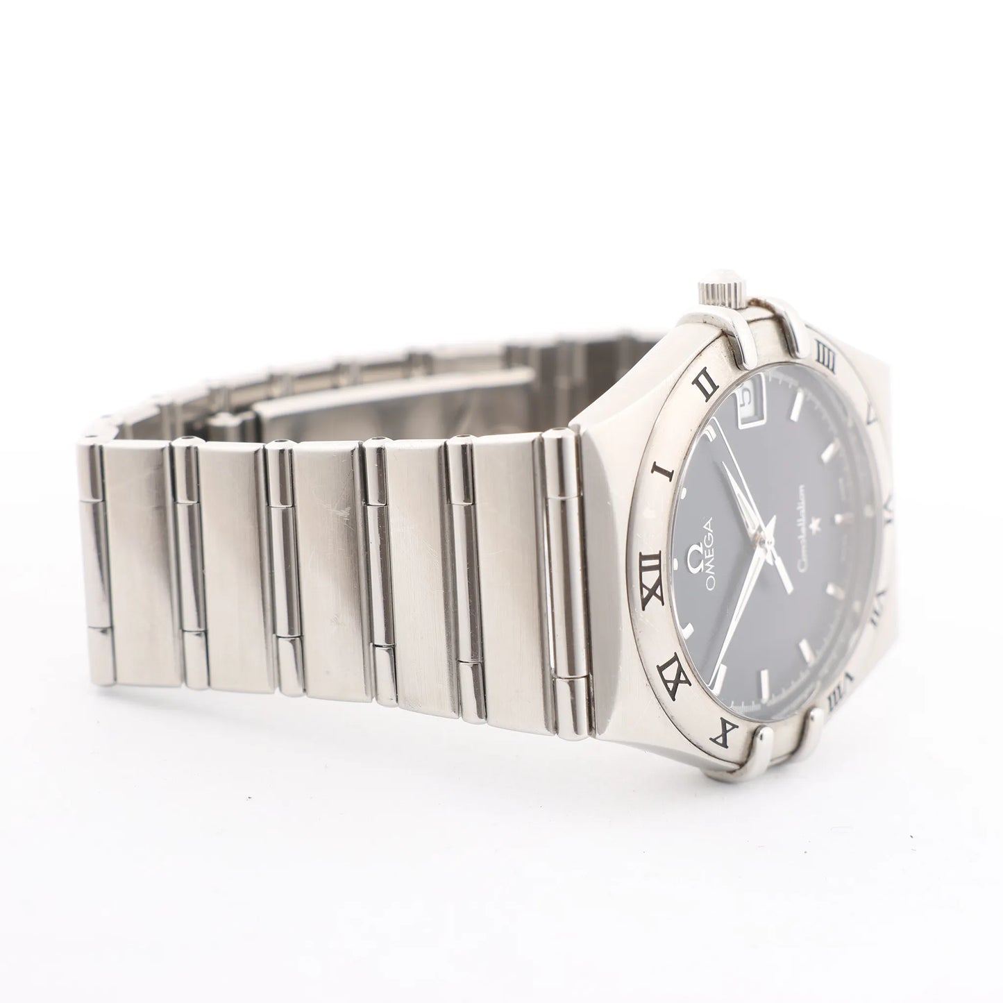 Omega Constellation 1512.40 58341032 SS SS QZ Watch with Gray Dial