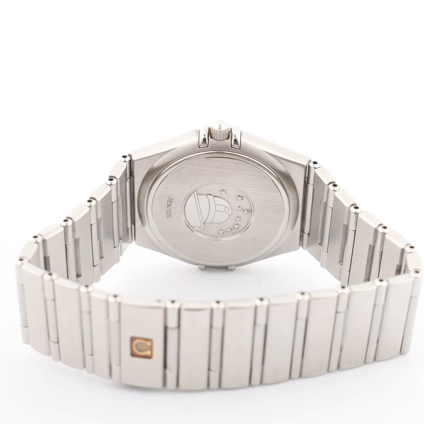 Omega Constellation 1512.40 58341032 SS SS QZ Watch with Gray Dial