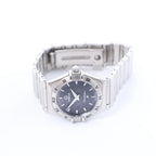 Omega Constellation 1562.40 56661464 SS QZ Watch with Navy Blue Dial