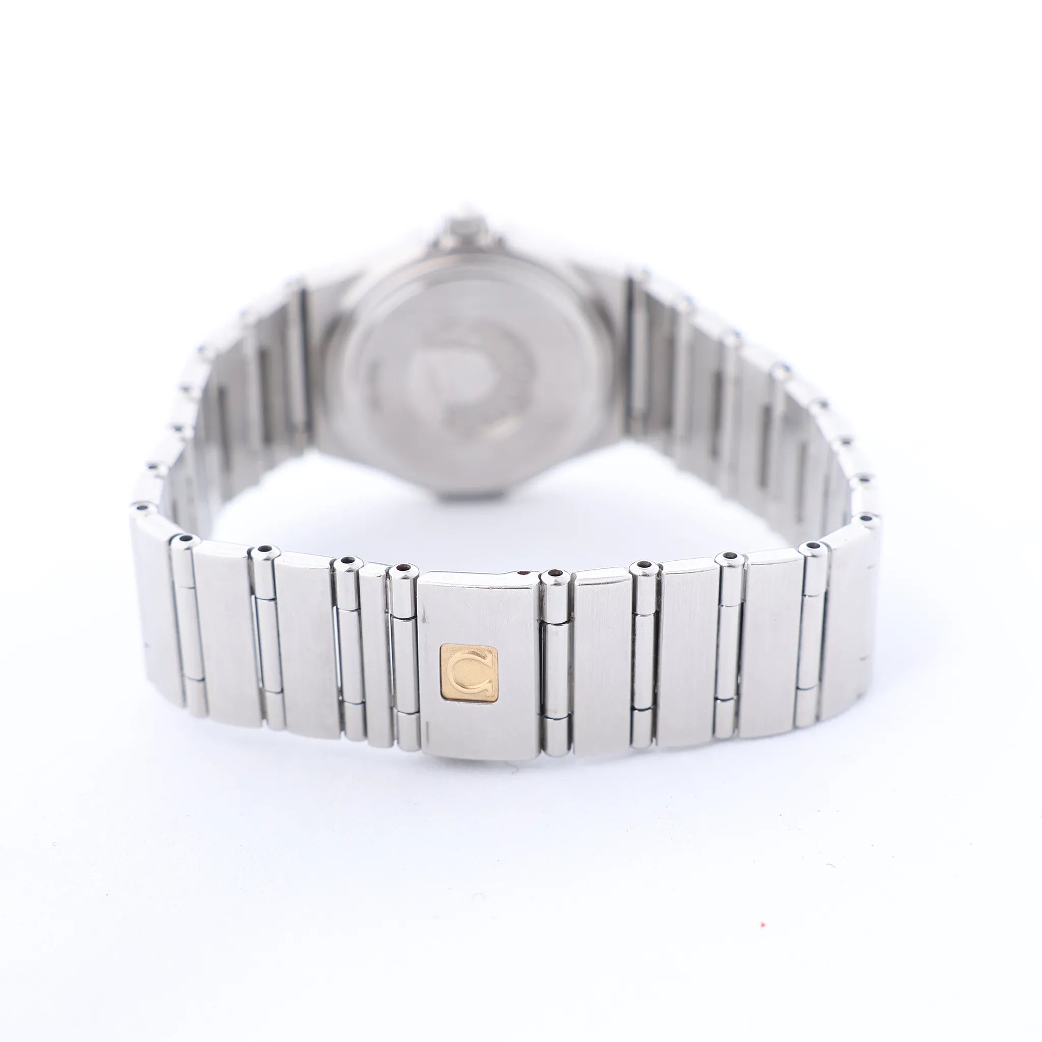 Omega Constellation 1562.40 56661464 SS QZ Watch with Navy Blue Dial