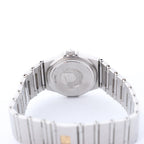 Omega Constellation 1562.40 56661464 SS QZ Watch with Navy Blue Dial
