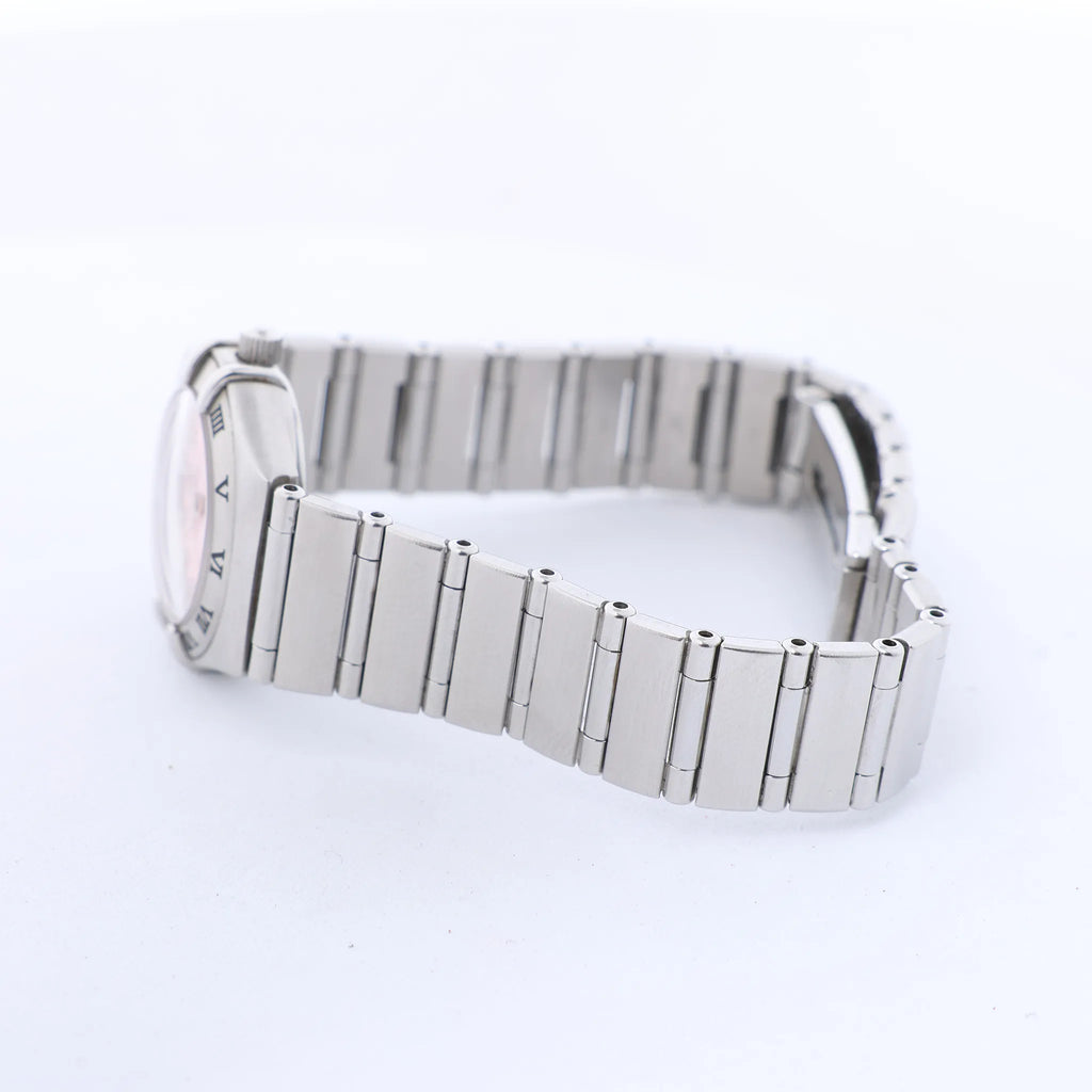 Omega Constellation 1562.65 55930509 SS QZ Watch with Pink MOP Dial