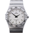 Omega Constellation 1572.30 55945909 SS QZ Watch with Beige Dial