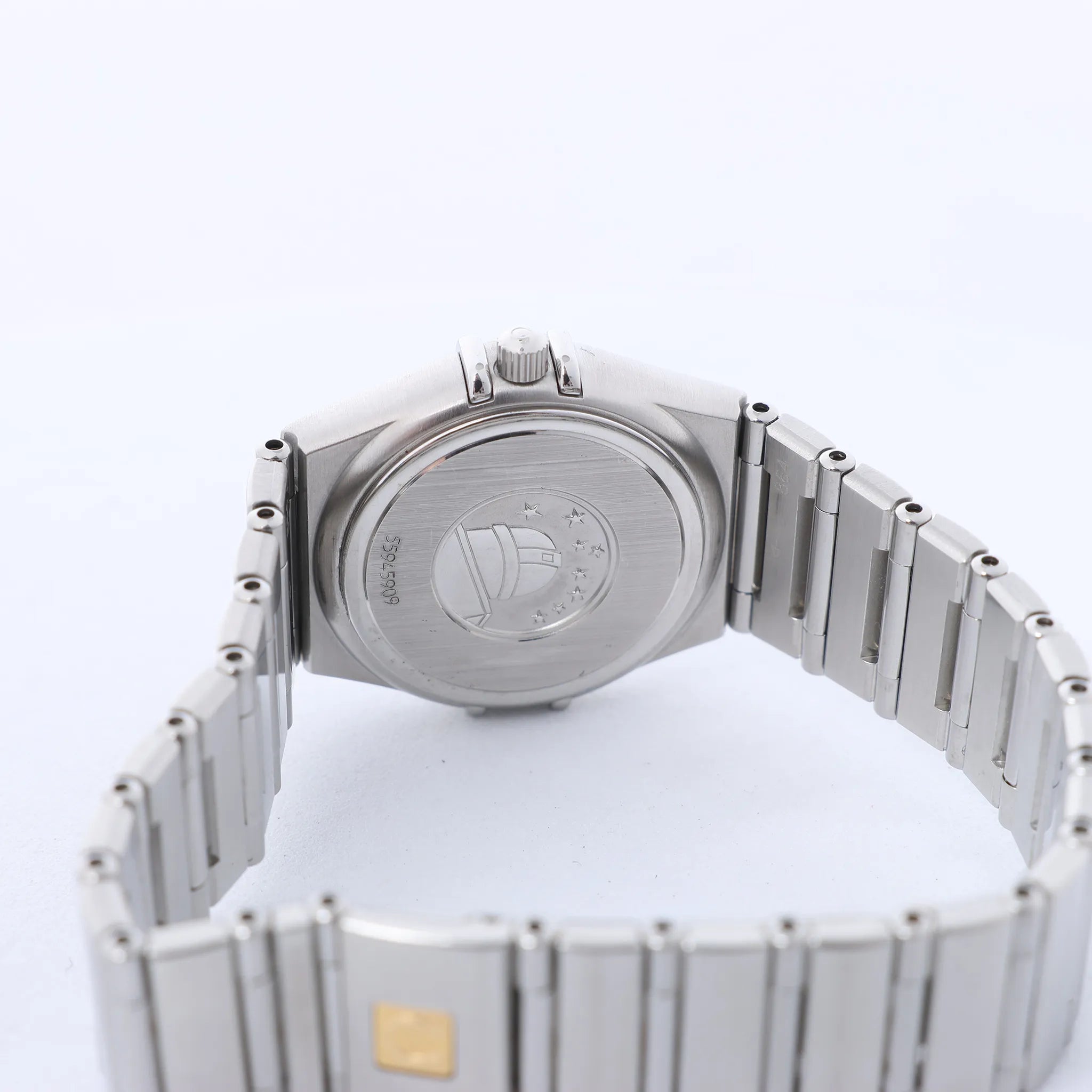 Omega Constellation 1572.30 55945909 SS QZ Watch with Beige Dial