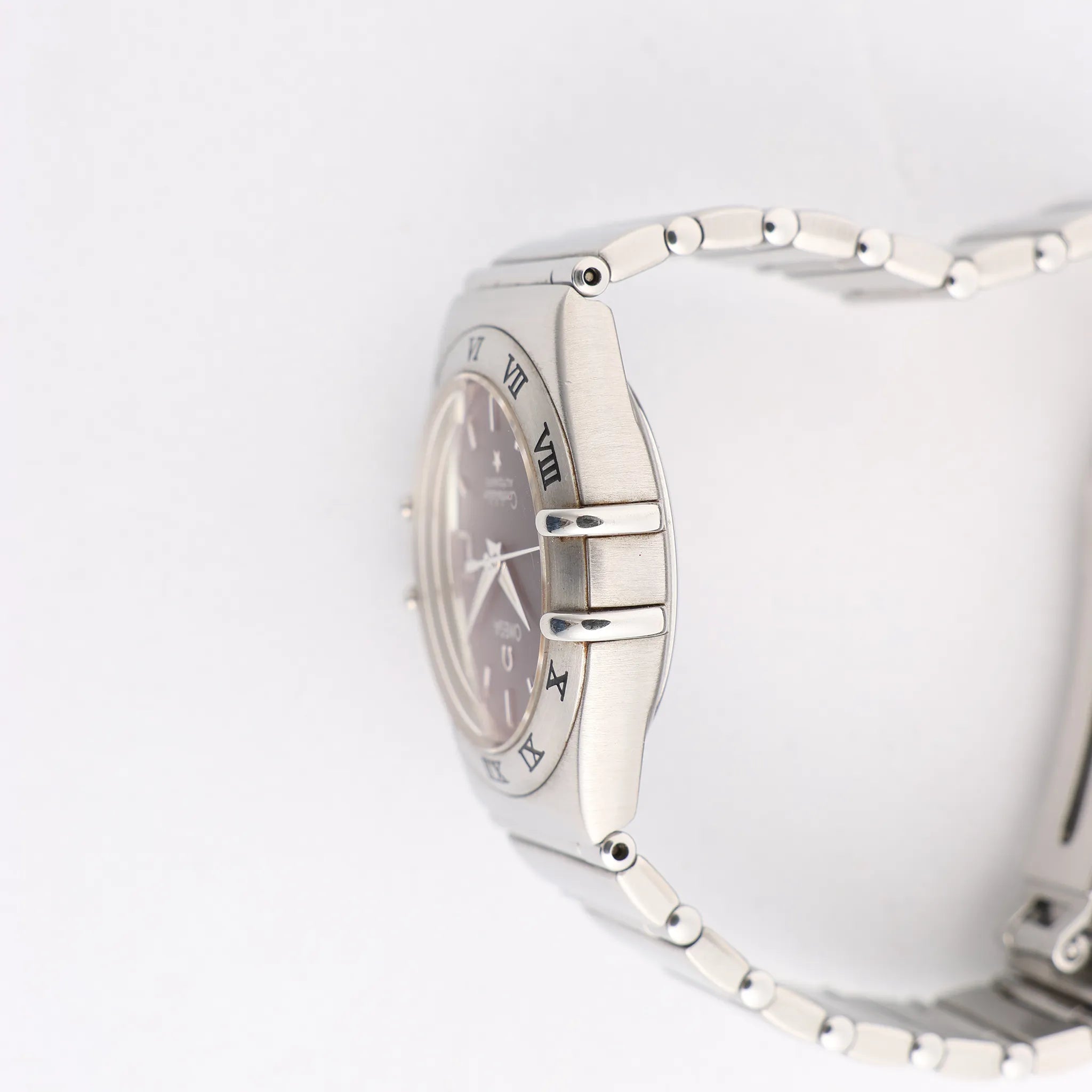 Omega Constellation 1592.40.00 SS x SS AT Watch with Blue Dial
