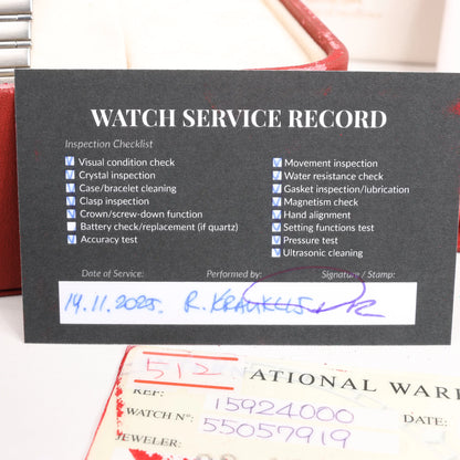 Omega Constellation 1592.40.00 SS x SS AT Watch with Blue Dial