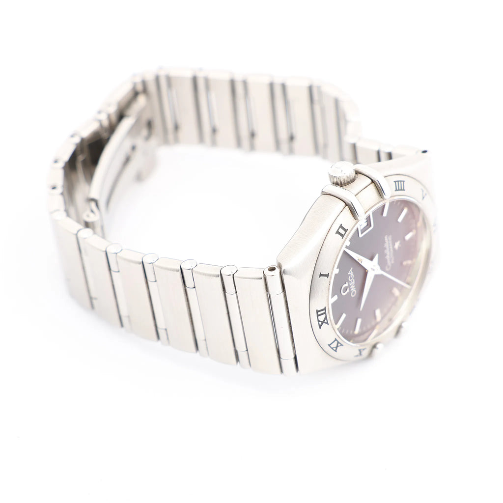 Omega Constellation 1592.40.00 SS x SS AT Watch with Blue Dial