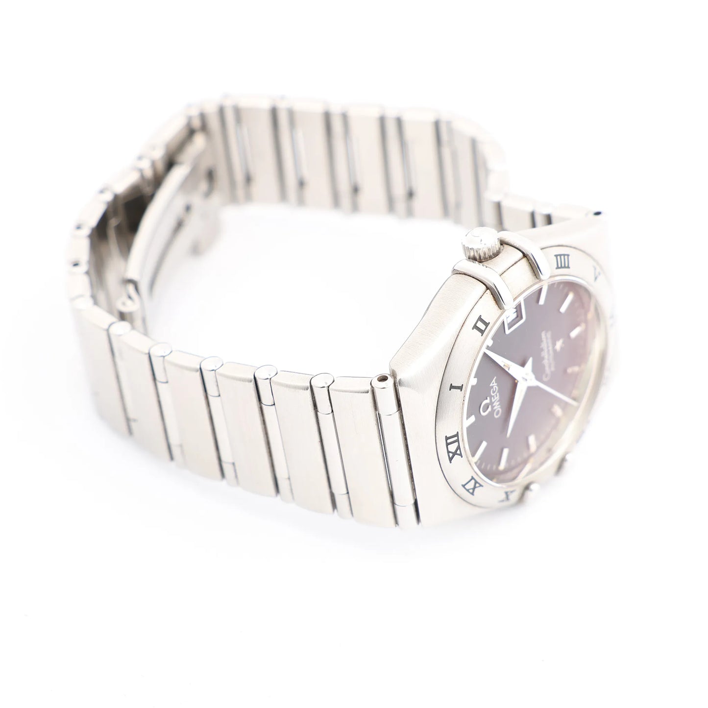 Omega Constellation 1592.40.00 SS x SS AT Watch with Blue Dial