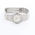 Omega Constellation 1562.3 56987505 6553/865 SS QZ Watch with White Dial