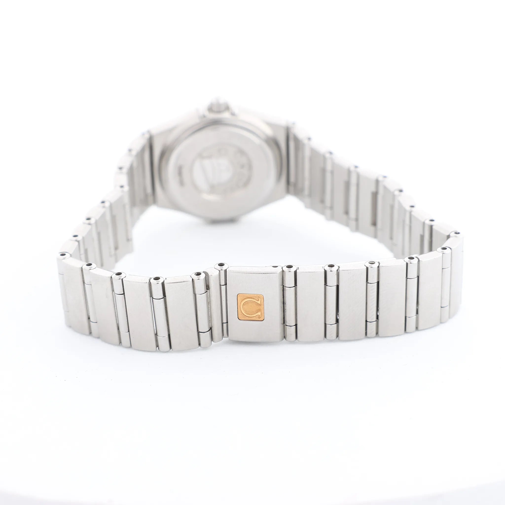 Omega Constellation 1562.3 56987505 6553/865 SS QZ Watch with White Dial