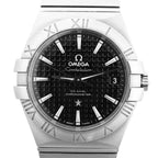 Omega Constellation Co-Axial 123.10.35.20.01.002 87005513 SS SS AT Watch with Black Dial